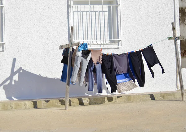 Cloths to the wind — Stock Photo, Image