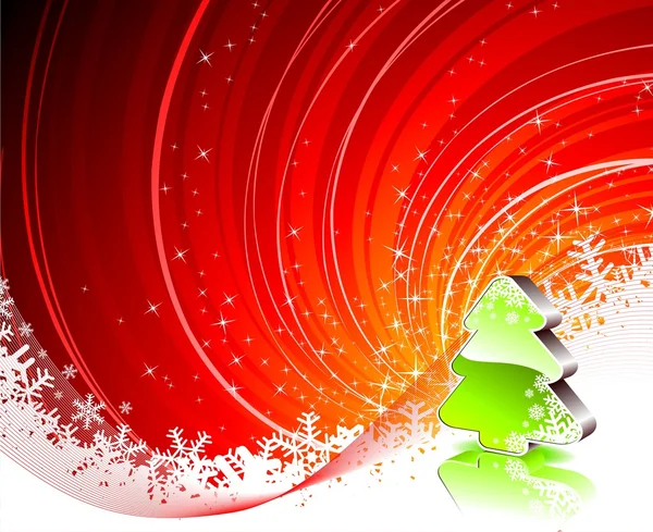 Karácsonyi illusztráció: — Stock Vector