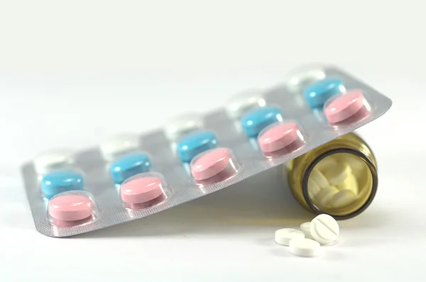 Gyógyszert tablettát a gyógyulás betegség Stock Kép