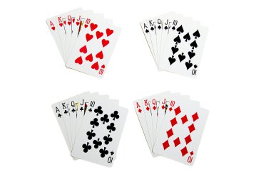 kümesi royal flush poker için