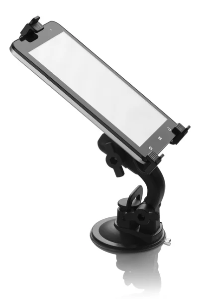 Blank tablet pad pc with vacuum stand — Stock Photo, Image