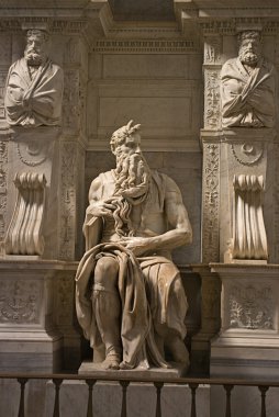 Michelangelo'nun Musa - san pietro in vincoli, Roma, İtalya