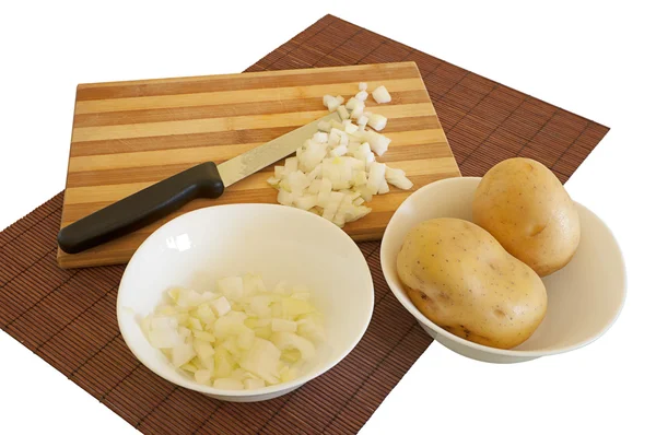 stock image Preparing meal ingredients