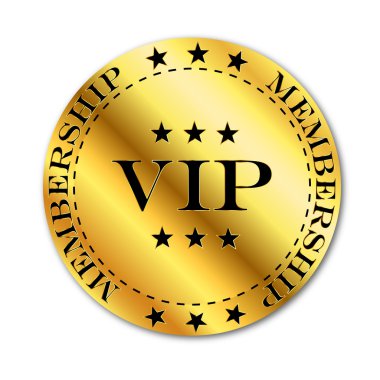 VIP sticker clipart