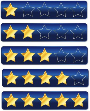 Rating System Review Stars clipart