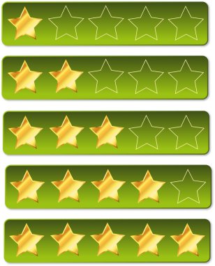 Rating System Review Stars clipart