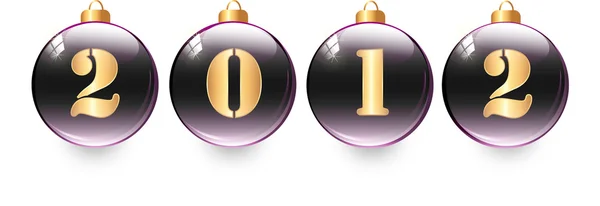 Año nuevo 2012 — Vector de stock