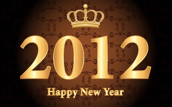 2012 新的一年 — 图库矢量图片