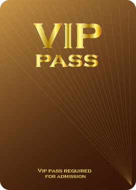 Vip pass clipart