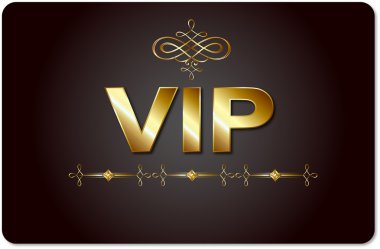 VIP card clipart