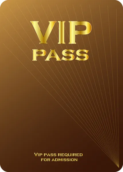 Pass VIP — Image vectorielle