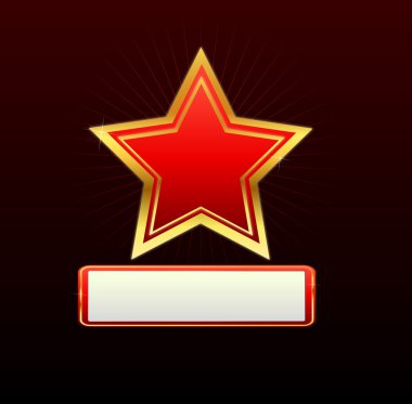 Red star clipart