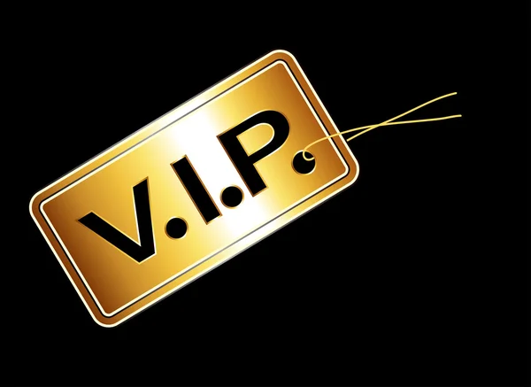 Acceso VIP insignia dorada — Vector de stock