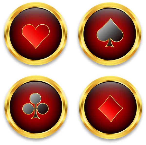 Poker Chips — Stockvector