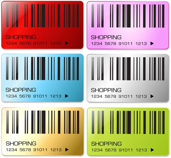 Shopping card — Stock Vector
