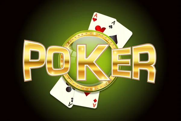 Casino. Poker — Stock Vector