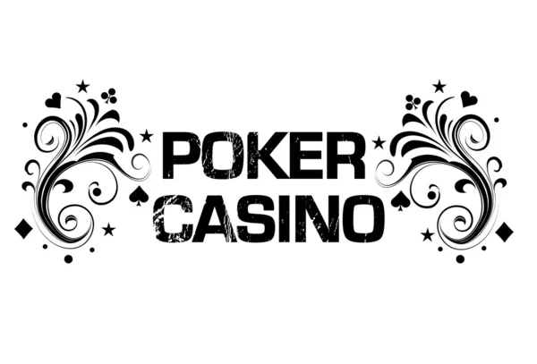 Casino. Poker — Stockvector