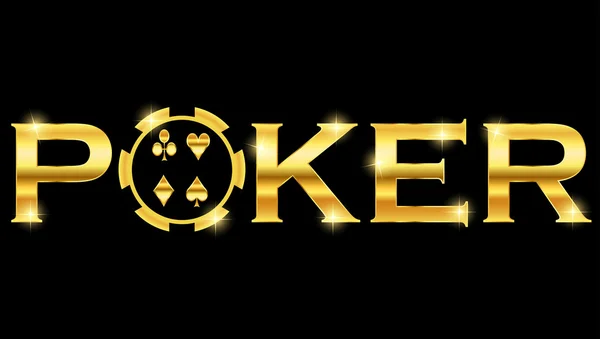 Casino. Poker — Stockvector