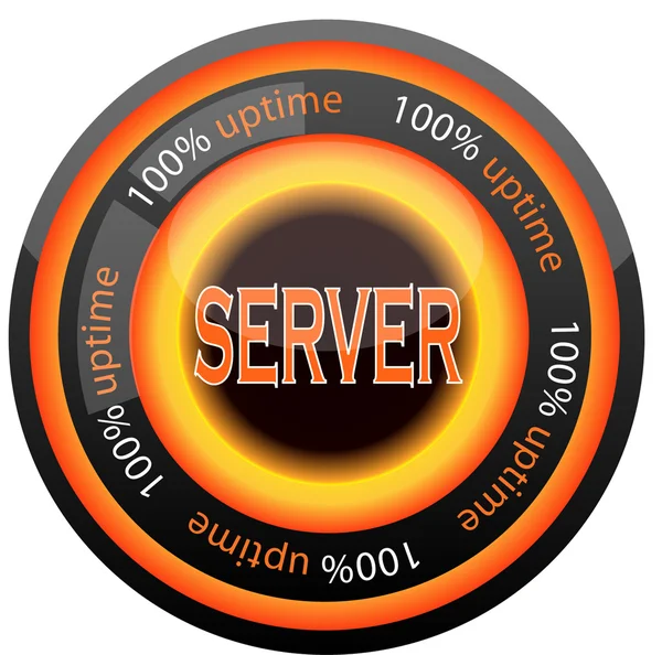 Pictogram van de server — Stockvector