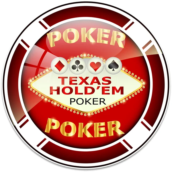 Poker texas — Image vectorielle