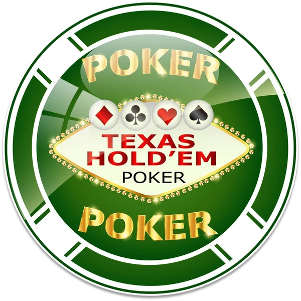 stock vector Texas poker