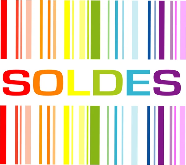 Code Soldes — Image vectorielle
