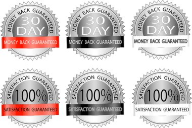 Guarantee labels clipart