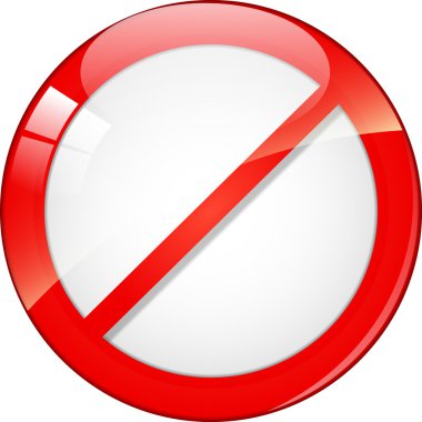Not Allowed Sign clipart