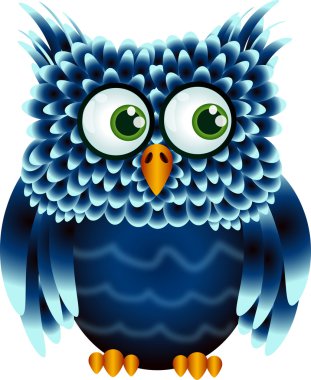 Vector Cute Owl clipart