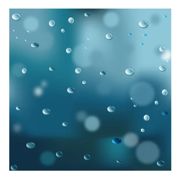 Drops of water — Stock Vector
