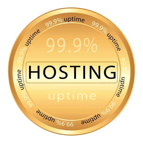 Di hosting — Vettoriale Stock