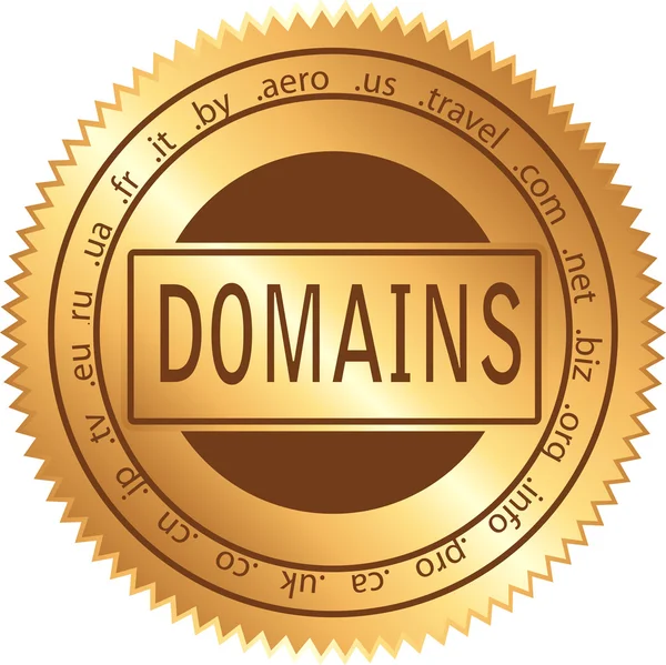 Domain icon — Stock Vector