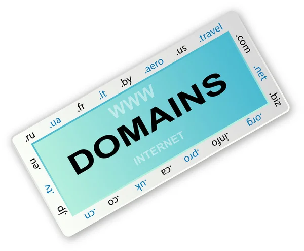 Domain-Symbol — Stockvektor