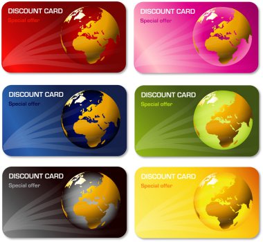 Discount card clipart