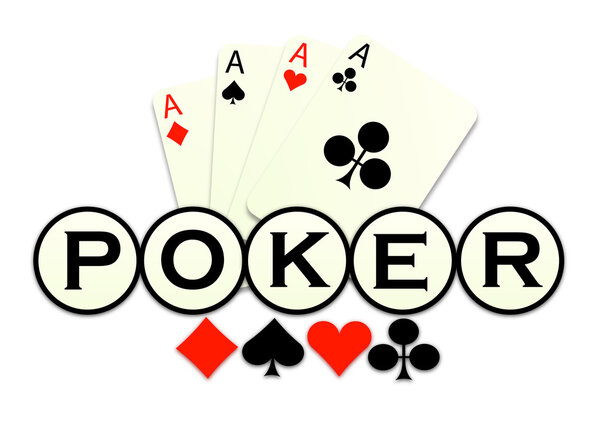 Иллюстрация логотипа игры в покер
