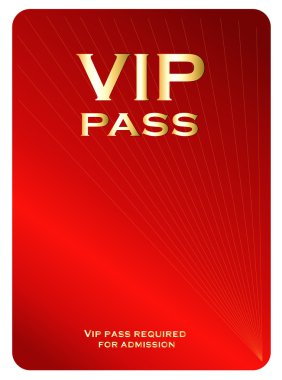 Vip pass clipart