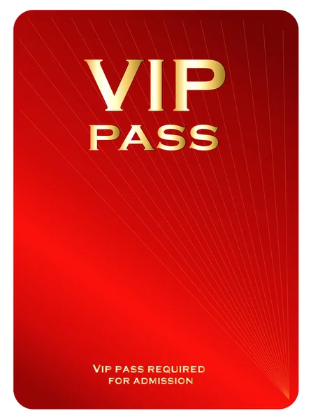 Pass VIP — Image vectorielle