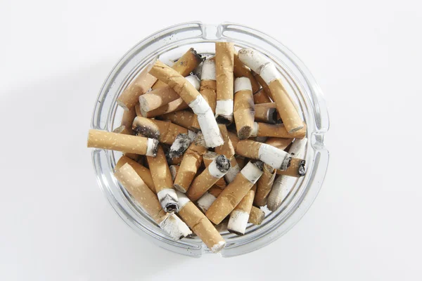 Cigarette stubs Stock Photo