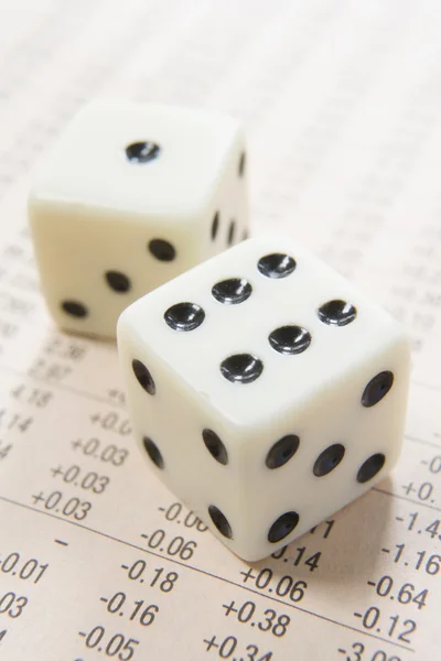 stock image Dice and numbers