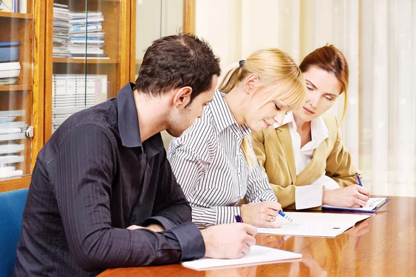 Business team work together in office — Stock Photo, Image