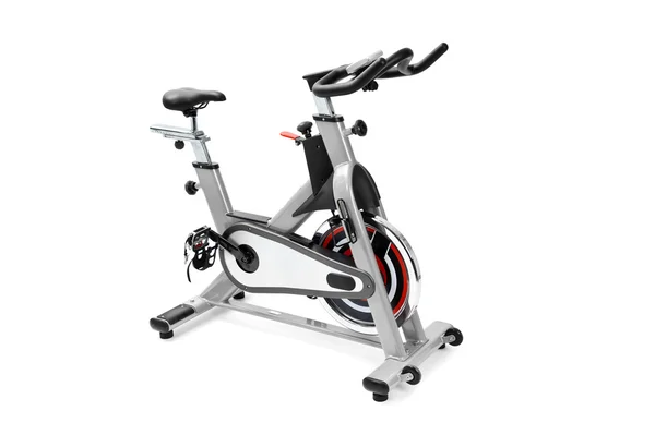 Equipo de gimnasio, máquina de spinning para ejercicios cardiovasculares —  Fotos de Stock