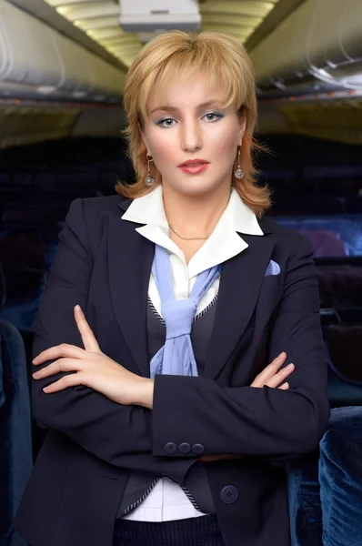 Hostess aerea — Foto Stock