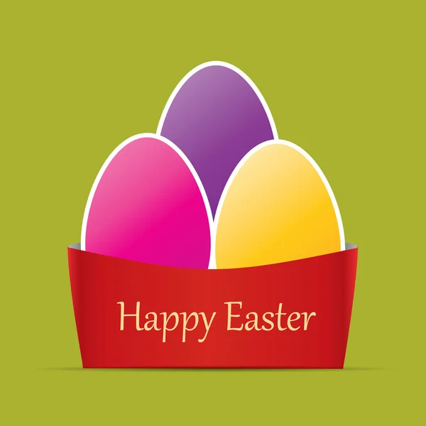 stock vector Colorful easter card