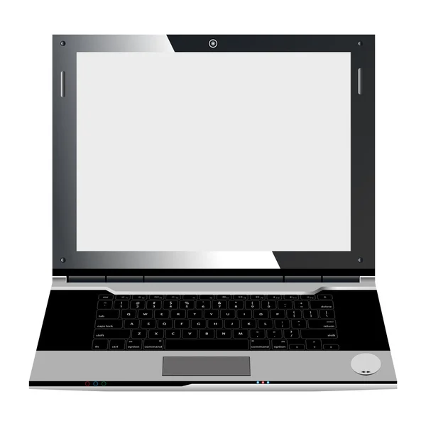 Empty laptop — Stock Vector