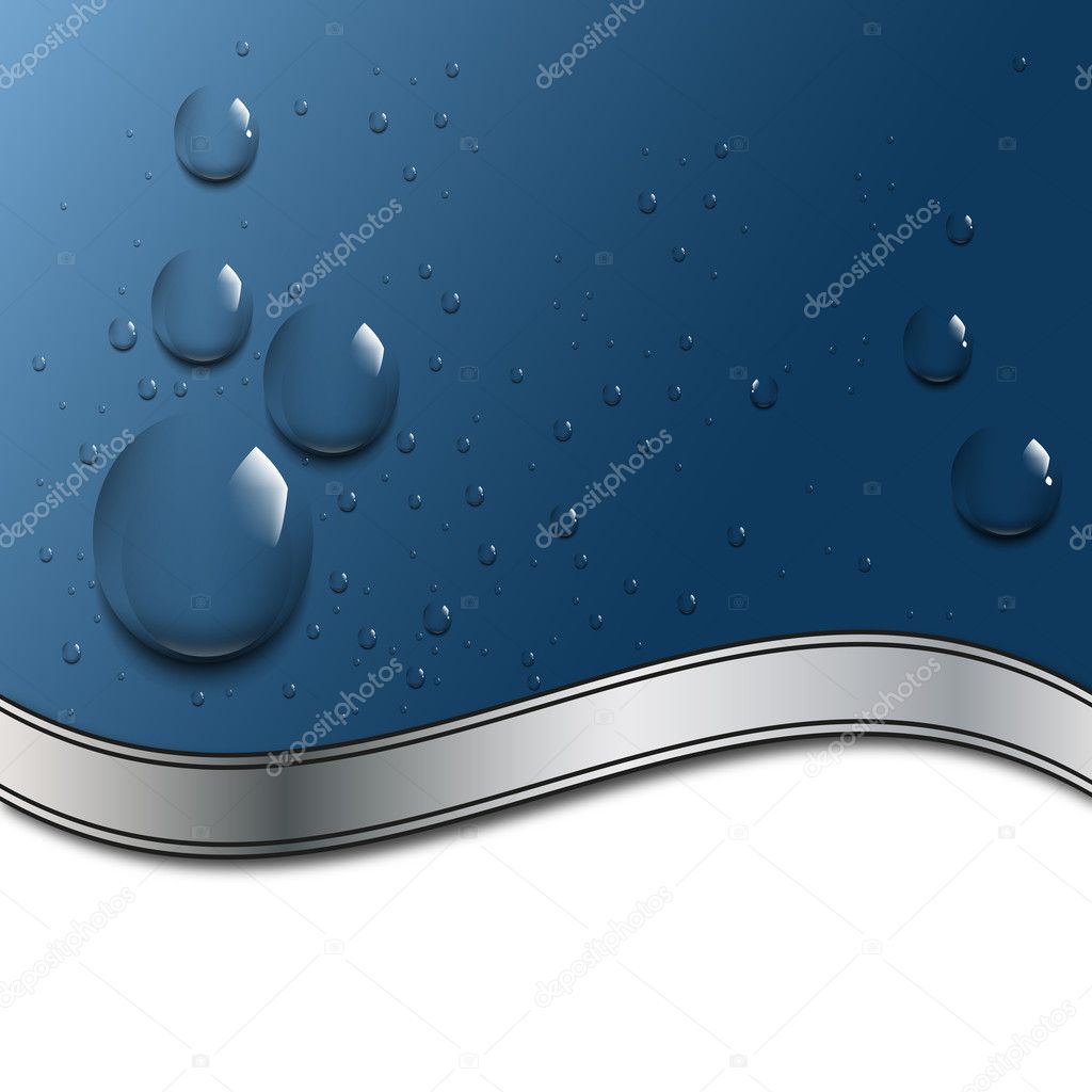 Background with waterdrops