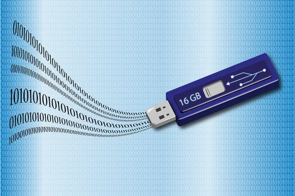 USB ραβδί — Διανυσματικό Αρχείο
