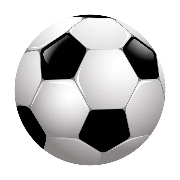 Ποδόσφαιρο - μπάλα ποδοσφαίρου — Διανυσματικό Αρχείο