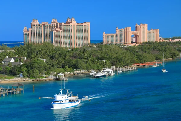 Atlantis hotel i bahamas — Stockfoto