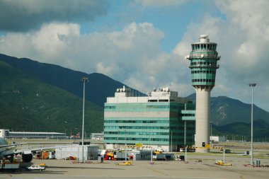 Hong Kong Airport tower clipart