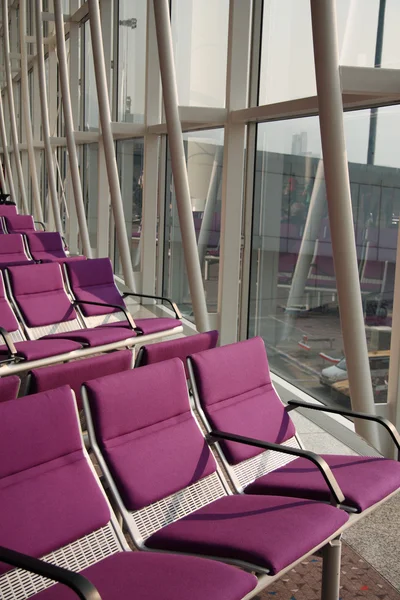 Assento porta Violet Air — Fotografia de Stock
